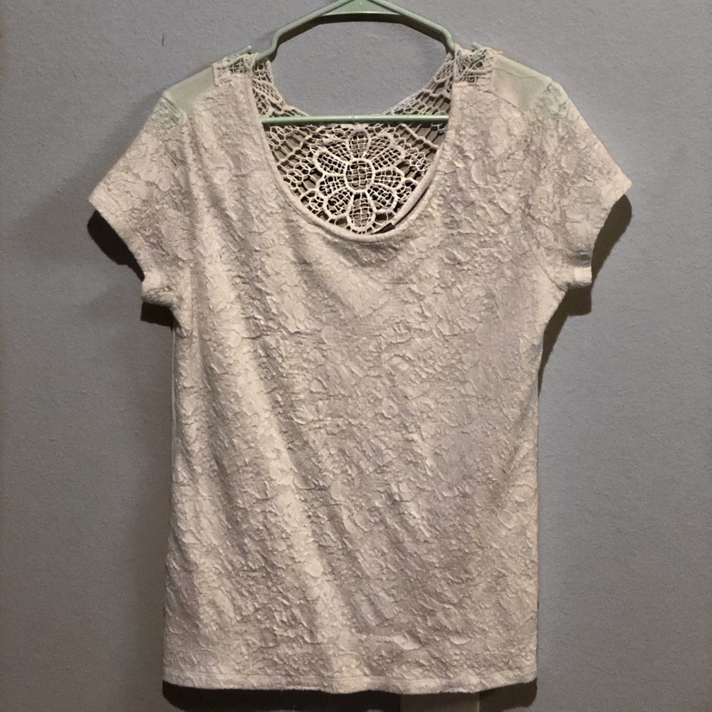 white spunky floral shirt